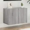 Image de vidaXL Meuble TV mural sonoma gris 60x30x41 cm