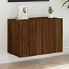 Image de vidaXL Meuble TV mural chÃªne marron 60x30x41 cm