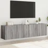 Image de vidaXL Meubles TV muraux 2 pcs sonoma gris 80x30x41 cm