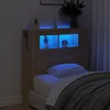 Image de Vidaxl TÃªte De Lit Ã Led ChÃªne Sonoma 100x18,5x103,5cm Bois IngÃ©nierie