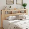 Image de TÃªte De Lit Led Sonoma ChÃªne 200x18,5x103,5 Cm Bois ContreplaquÃ©