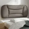 Image de vidaXL Coussin de tÃªte de lit taupe 80 cm tissu
