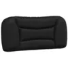 Image de vidaXL Coussin de tÃªte de lit noir 80 cm similicuir