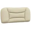Image de vidaXL Coussin de tÃªte de lit crÃ¨me 90 cm tissu