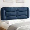 Image de vidaXL Coussin de tÃªte de lit bleu 140 cm tissu