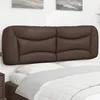 Image de vidaXL Coussin de tÃªte de lit marron 160 cm similicuir