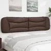 Image de vidaXL Coussin de tÃªte de lit marron 200 cm similicuir