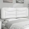 Image de vidaXL Coussin de tÃªte de lit blanc 152 cm similicuir