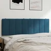 Image de vidaXL Coussin de tÃªte de lit bleu 160 cm velours