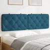 Image de vidaXL Coussin de tÃªte de lit bleu 160 cm velours