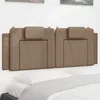 Image de Vidaxl Coussin De TÃªte De Lit Cappuccino 120 Cm Similicuir