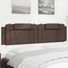 Image de vidaXL Coussin de tÃªte de lit marron 200 cm similicuir