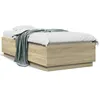 Image de vidaXL Cadre de lit sans matelas chÃªne sonoma 75x190 cm