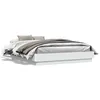 Image de vidaXL Cadre de lit sans matelas blanc 160x200 cm