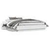 Image de vidaXL Cadre de lit sans matelas blanc 140x190 cm