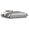 Image de vidaXL Cadre de lit sans matelas gris bÃ©ton 120x190 cm