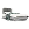 Image de vidaXL Cadre de lit sans matelas sonoma gris 75x190 cm