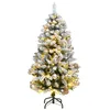Image de vidaXL Sapin de NoÃ«l artificiel articulÃ© 150 LED et boules 150 cm