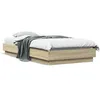Image de vidaXL Cadre de lit sans matelas chÃªne sonoma 90x200 cm