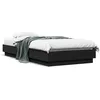Image de vidaXL Cadre de lit sans matelas noir 90x190 cm bois ingÃ©nierie