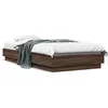 Image de vidaXL Cadre de lit sans matelas chÃªne marron 90x190cm bois ingÃ©nierie