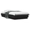 Image de vidaXL Cadre de lit sans matelas noir 75x190 cm bois ingÃ©nierie