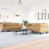 Image de vidaXL Ensemble de canapÃ©s 2 pcs marron velours