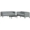 Image de vidaXL Ensemble de canapÃ©s 2 pcs gris clair tissu