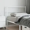 Image de vidaXL TÃªte de lit mÃ©tal blanc 100 cm