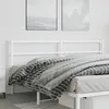 Image de vidaXL TÃªte de lit mÃ©tal blanc 180 cm