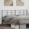 Image de vidaXL TÃªte de lit mÃ©tal noir 200 cm