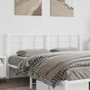 Image de vidaXL TÃªte de lit mÃ©tal blanc 180 cm