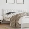 Image de vidaXL TÃªte de lit mÃ©tal blanc 180 cm