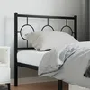 Image de vidaXL TÃªte de lit mÃ©tal noir 90 cm