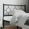 Image de vidaXL TÃªte de lit mÃ©tal noir 100 cm