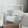 Image de vidaXL TÃªte de lit mÃ©tal blanc 80 cm