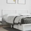 Image de vidaXL TÃªte de lit mÃ©tal blanc 180 cm