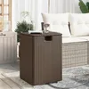 Image de Vidaxl Table De Couverture De Bouteille De Propane Marron 40x40x60 Cm