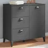 Image de vidaXL Buffet VIKEN gris anthracite 80x40x80 cm bois d'ingÃ©nierie