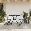 Image de Vidaxl Ensemble Ã Manger De Jardin 3 Pcs Anthracite MÃ©tal Maille