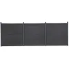 Image de vidaXL Ensemble de panneaux de clÃ´ture gris 526x186 cm WPC