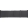 Image de vidaXL Ensemble de panneaux de clÃ´ture gris 699x186 cm WPC