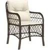 Image de Vidaxl Ensemble Ã Manger De Jardin Et Coussins 9 Pcs Marron Poly Rotin