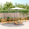 Image de Vidaxl Salon Palette De Jardin 5 Pcs Bois D'acacia Massif