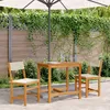 Image de Vidaxl Ensemble De Balcon Avec Coussins 3 Pcs Bois Massif D'acacia