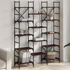 Image de vidaXL BibliothÃ¨que chÃªne marron 127,5x28,5x172,5 cm bois d'ingÃ©nierie