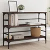 Image de vidaXL Table console chÃªne marron 100x32x75 cm bois d'ingÃ©nierie