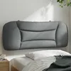 Image de Vidaxl Coussin De TÃªte De Lit Gris Clair 100 Cm Tissu