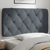 Image de Vidaxl Coussin De TÃªte De Lit Gris FoncÃ© 100 Cm Velours
