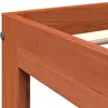 Image de vidaXL Cadre de lit sans matelas cire marron 75x190 cm bois pin massif